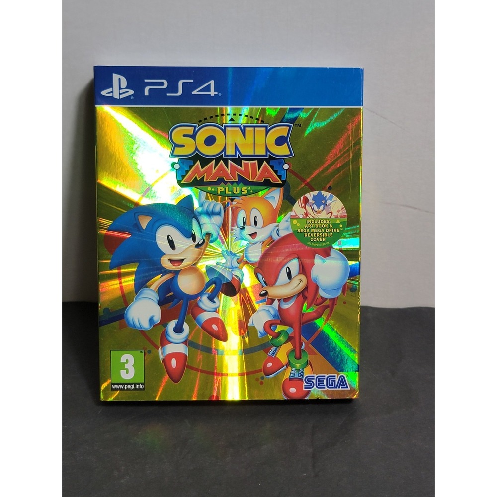 Sonic Mania Plus PS4 PlayStation 4 SEGA 2018 Complete Tested Working